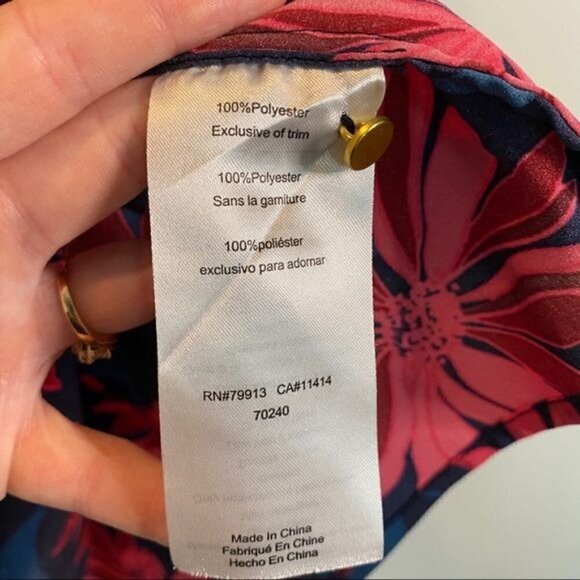 A Pea in the Pod Floral Print Maternity Tunic S - Picture 5 of 8